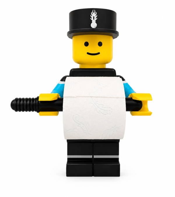 Support papier toilette - Gendarme
