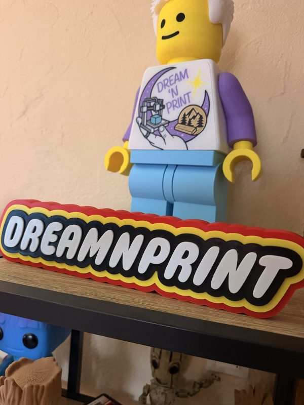 Prénom personnalisé style Lego